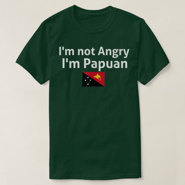 Camiseta Papua-Nova Guiné Bandeira 51 (Frente do Design)