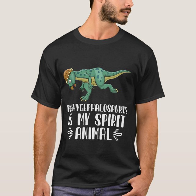 Camiseta Paquicefalossauro é o meu espírito animal (Frente)
