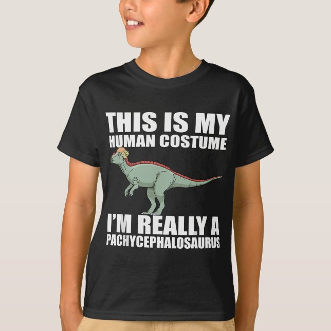 Camiseta Paquicefalossauro Figurino Dinossauro (Frente)