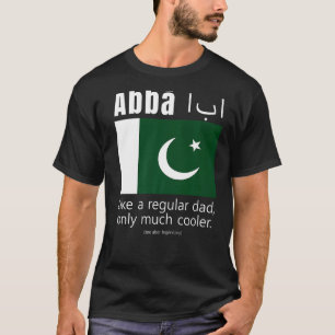 Camiseta Paquistanês Dia de os pais de Sinalizador Patrióti