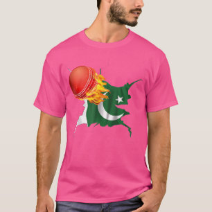 Camiseta Paquistão Cricket Fan Cricket Ball