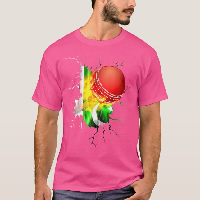 Camiseta Paquistão Cricket Pakistani 2019 National Fans Jer (Frente)