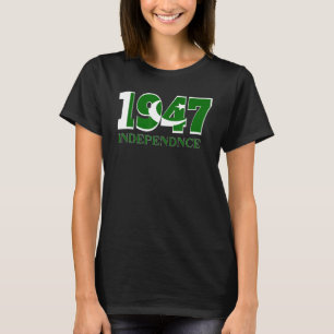 Camiseta Paquistão Dia da Independência 1947 Bandeira do Pa