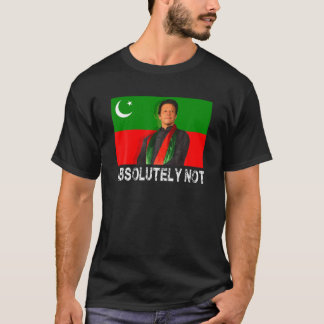Camiseta Paquistão Flag Imran Khan Absolutamente Não Suport