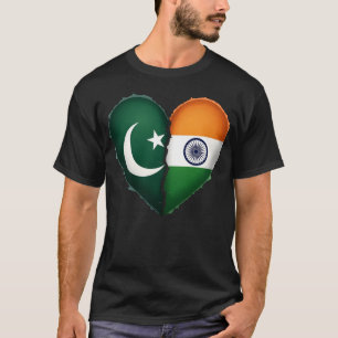 Camiseta Paquistão - Índia Heart
