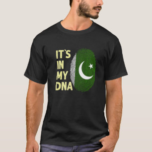 Camiseta Paquistão No Meu Dna - Equipe de Bandeiras do Paqu