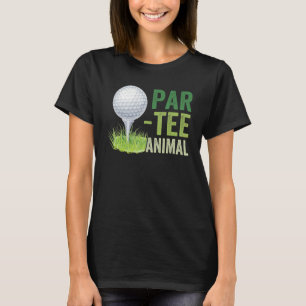 Camiseta Par Animal Golf Player Golfer
