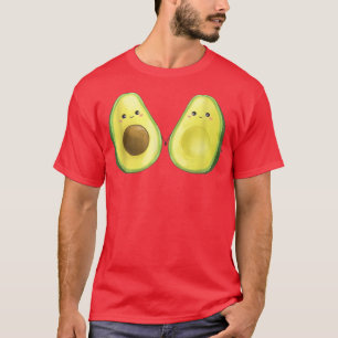 Camiseta Par Bonito Avocado Casal grávida Valente