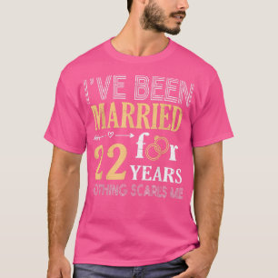 Camiseta Par Casado Estou Casado Há 22 Anos Nada