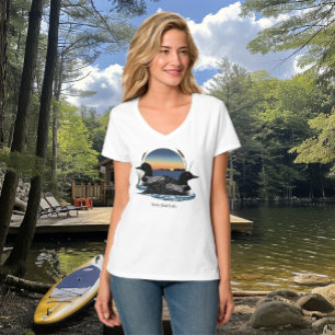 Camiseta Par de Mergulhões do Lago Butterfield