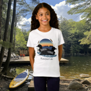 Camiseta Par de Mergulhões do Lago Butterfield
