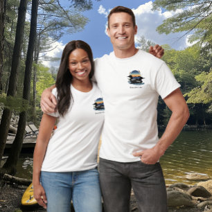 Camiseta Par de mergulhões do lago Butterfield