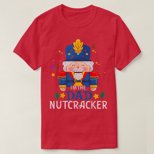 Camiseta Par de Natal do Grupo de Famílias do Nutcracker pa (Frente do Design)