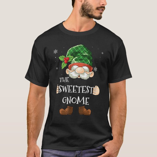 Camiseta Par de Natal do Grupo Familiar de Combinação de Gn (Frente)