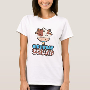 Camiseta Par de Tema de Dia de Nascimento do Camargo de Vac