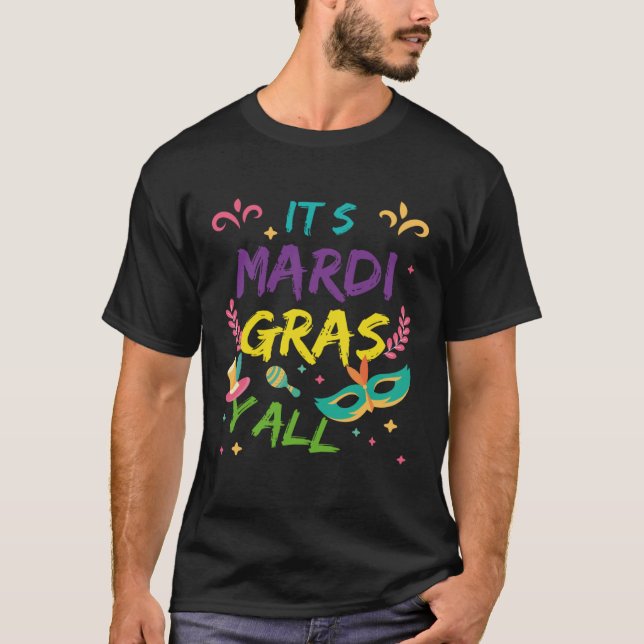 Camiseta Par do Festival Mardi Gras Yu2019s Itu2019all (Frente)