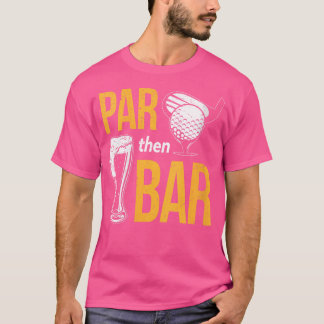 Camiseta Par Então Bar Golf Golf Golfe Iron Bef Club