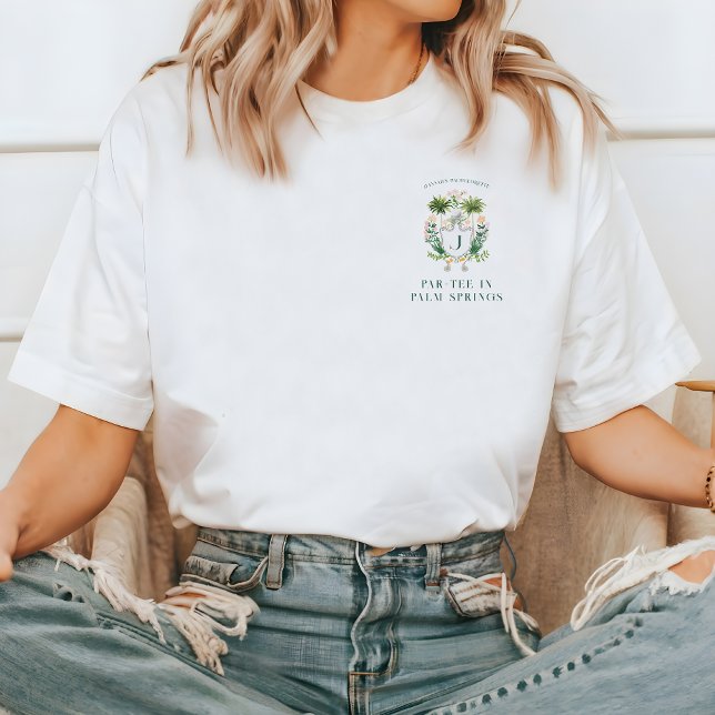 Camiseta Par-Tee em Palm Springs | Despedida de Solteira de (Criador carregado)