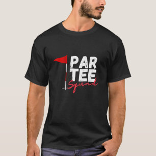 Camiseta Par Tee Squad Engraçado Golfe Fanfarrão Correspond