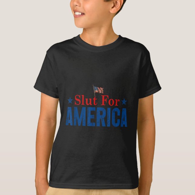 Camiseta Para a América 4 de Julho (Frente)