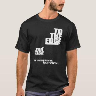 Camiseta Para a borda e para trás - sobrevivente do transp