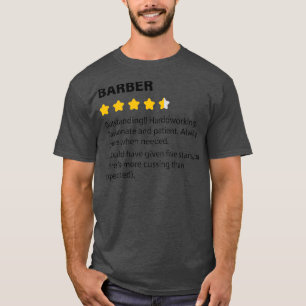 Camiseta para a definição engraçada BARBER