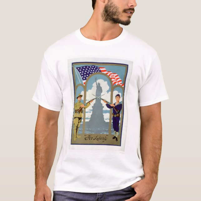 Camiseta Para a liberdade (US02083) (Frente)