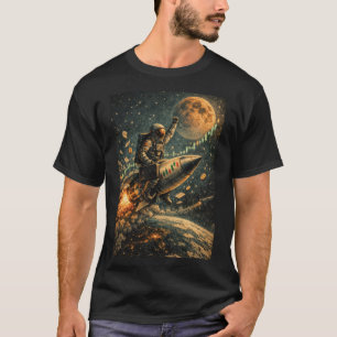 Camiseta Para a Lua - Trading Astronauta, Forex, Crypto
