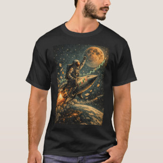 Camiseta Para a Lua - Trading Astronauta, Forex, Crypto