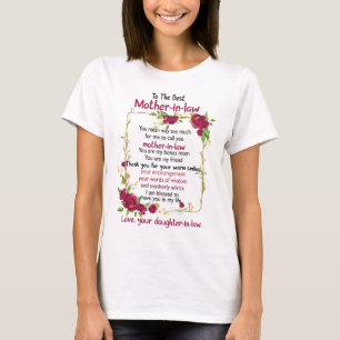 Camiseta Para a melhor mãe de presentes de direito da filha