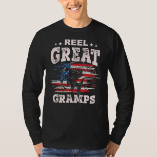 Camiseta Para A Pesca Do Excelente De Enguias-Dia de os pai