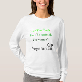 Camiseta Para a terra, para os animais, para o senhor