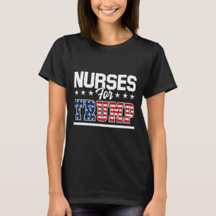 Camiseta Para a Trump America, Presidente 2020, Escrubos de