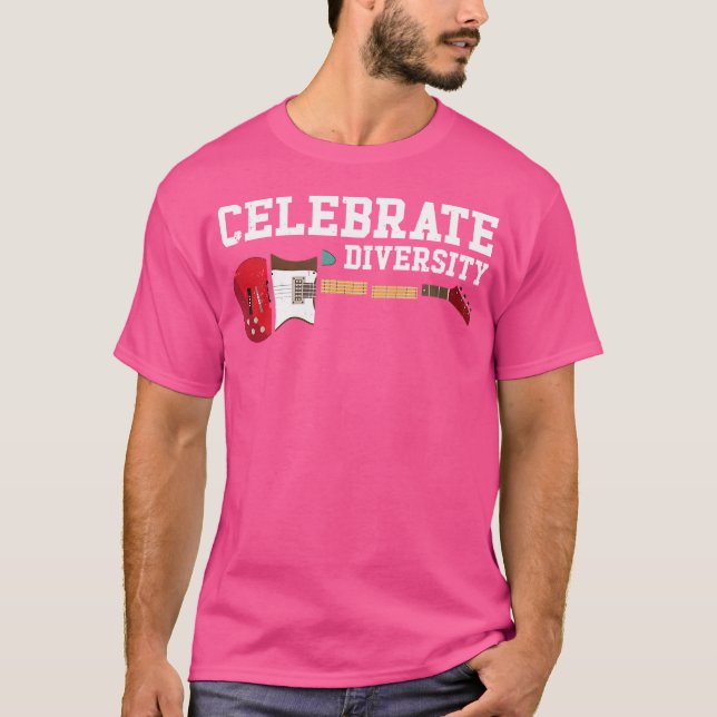 Camiseta Para Acústica Com Ventilador De Bass Musical Guita (Frente)