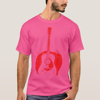 Camiseta Para Acústica Com Ventilador De Bass Musical Guita