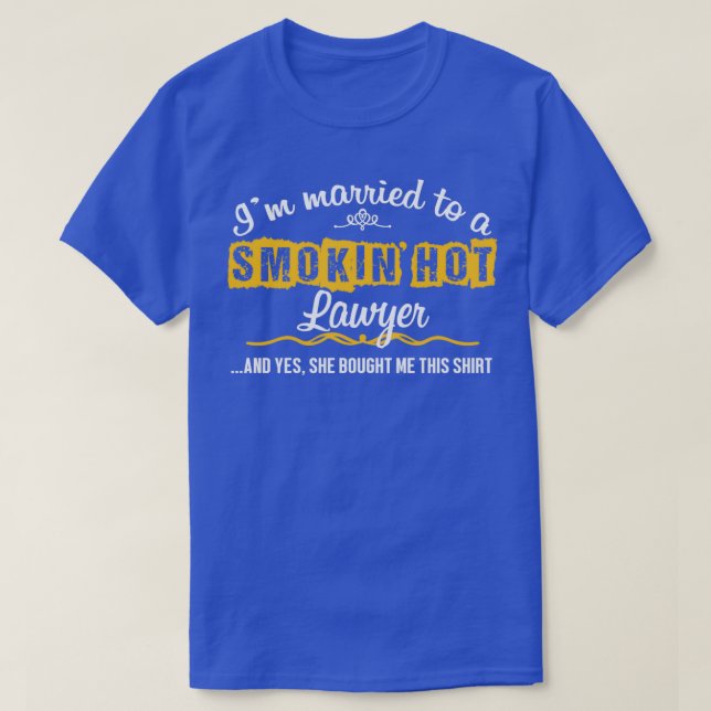 Camiseta Para Advogados Marido Funny Gift 1 (Frente do Design)