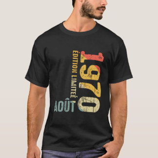 Camiseta Para agosto de 1970 Ano 1970 1970 Desde 1970 1970