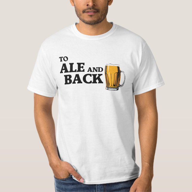 Camiseta Para Ale E Back - Citação Do Foco Da Bebida (Frente)