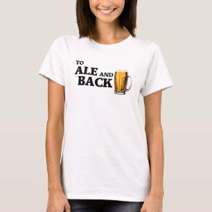 Camiseta Para Ale E Back - Citação Do Foco Da Bebida