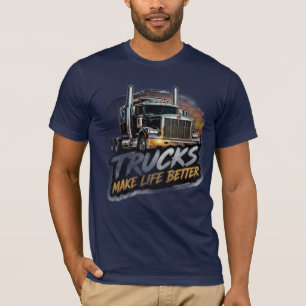 Camiseta para amantes de caminhões