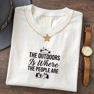 Camiseta para Amantes de Exteriores Introvertidos