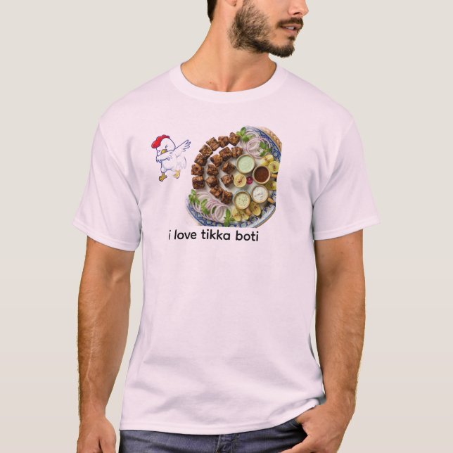 camiseta para amantes de frango (Frente)
