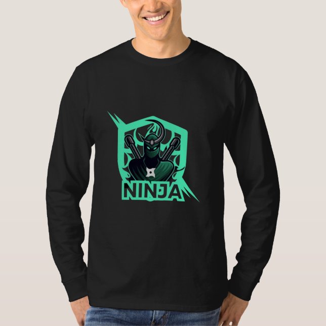 CAMISETA PARA AMANTES DE JOGOS (NINJAAAAAAAA) (Frente)