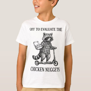 Camiseta Para avaliar os nuggets de frango Dad Tax _1