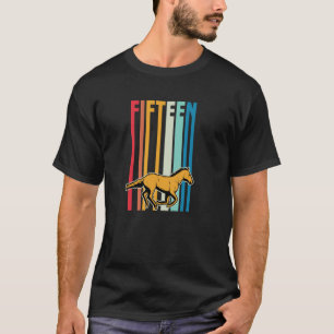 Camiseta Para B de Aniversário de 15 Anos de Idade Cavalo T