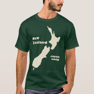 Camiseta para baixo abaixo