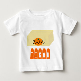 CAMISETA PARA BEBÊ みかんばこロゴ
