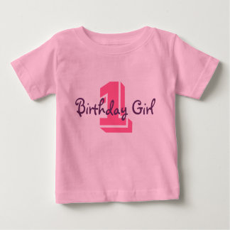 Camiseta Para Bebê 1, Birthday Girl