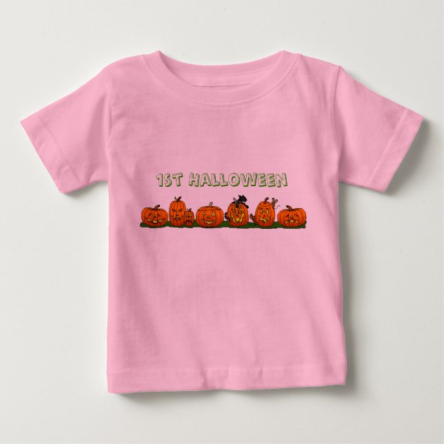 Camiseta Para Bebê 1rua Halloween Onsie (Frente)