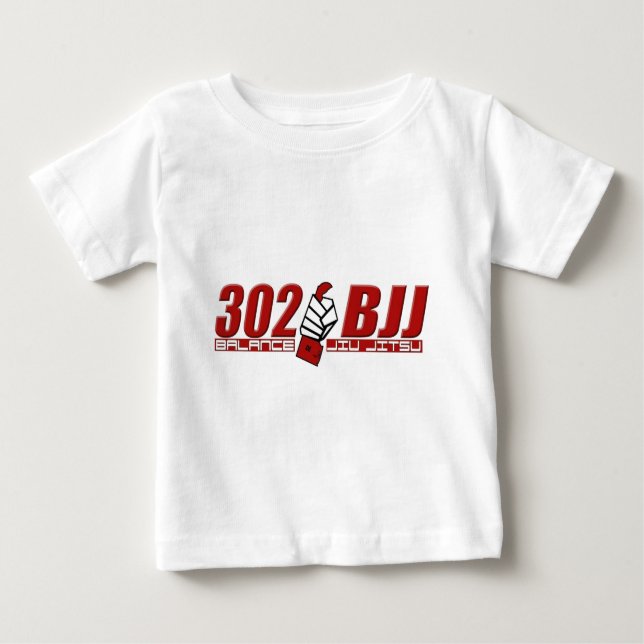 Camiseta Para Bebê 302BJJ/Muay tailandês (Frente)